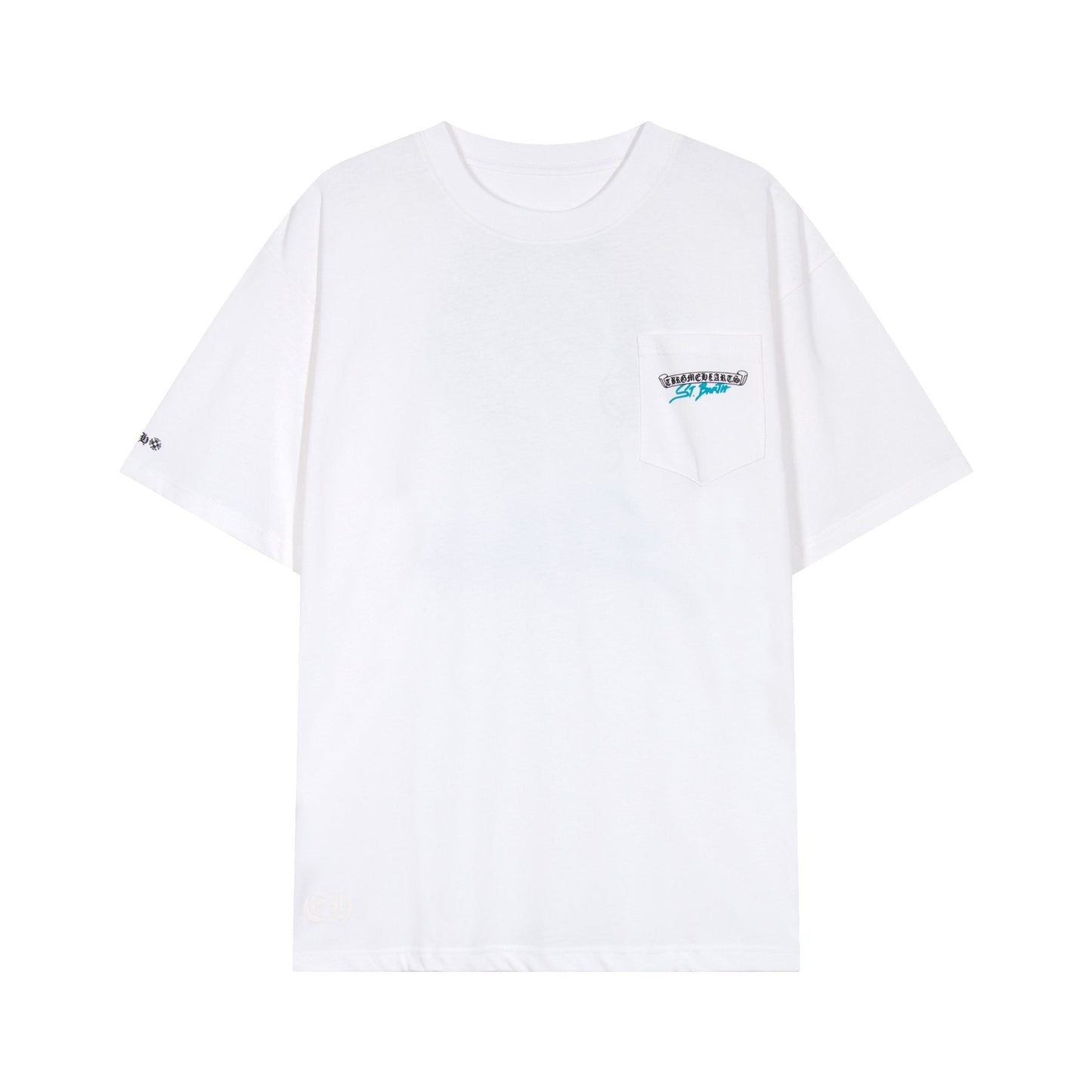 Chrome Hearts Horseshoe Floral Graphic T-Shirt — front