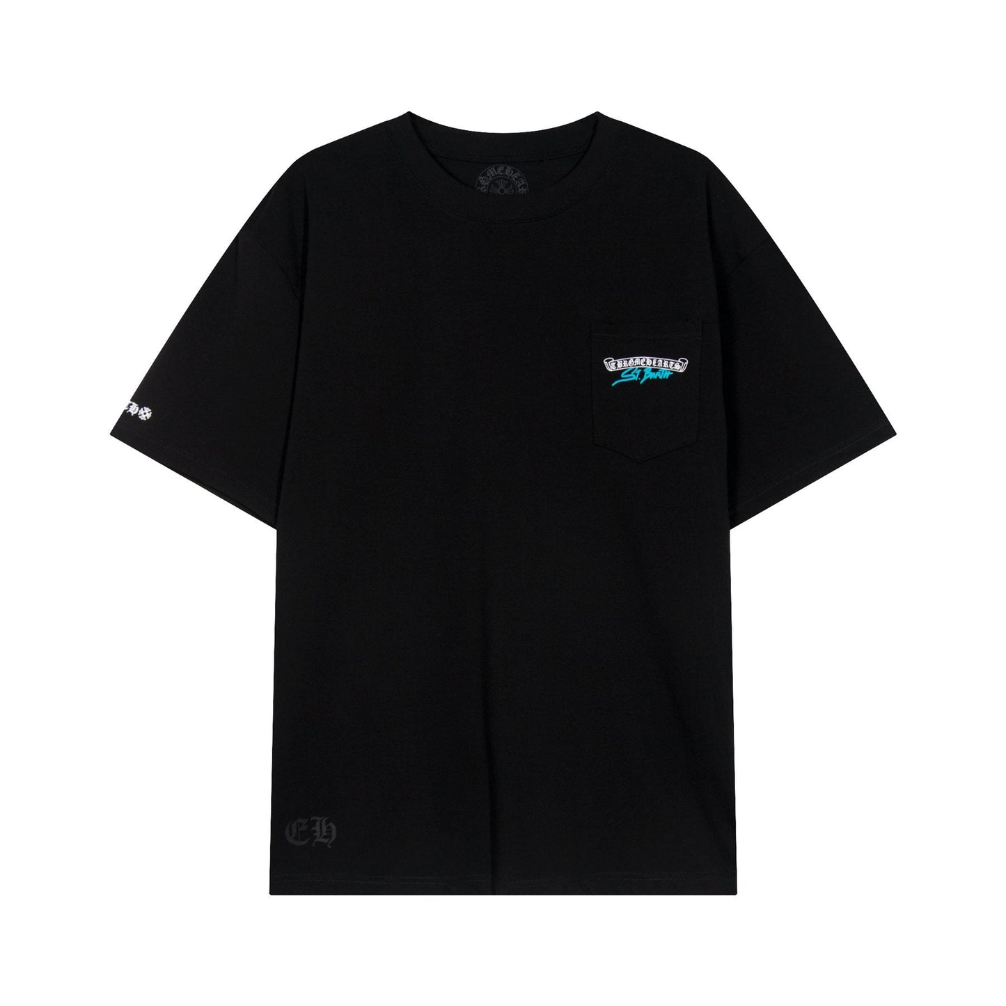 Chrome Hearts Horseshoe Floral Graphic T-Shirt — front