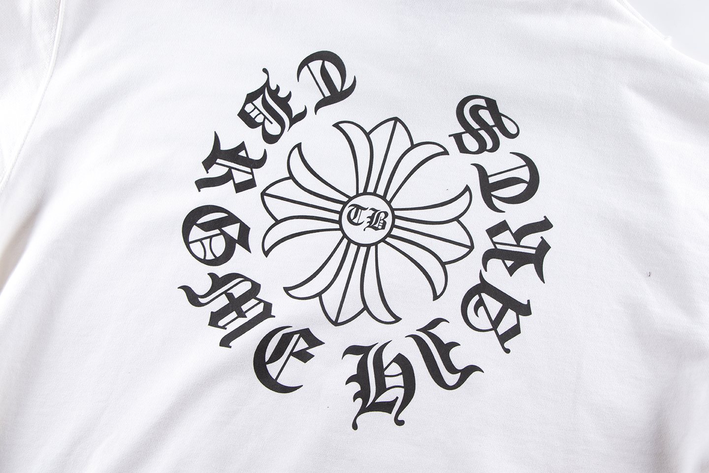 Chrome Hearts Flower Back Graphic Hoodie — detail
