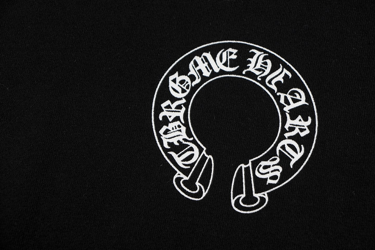Chrome Hearts Slogan Graphic Hoodie — detail