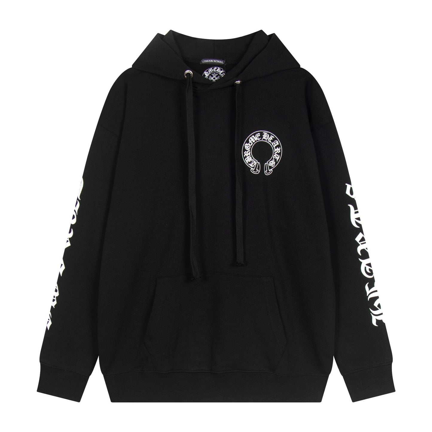 Chrome Hearts Slogan Graphic Hoodie — front