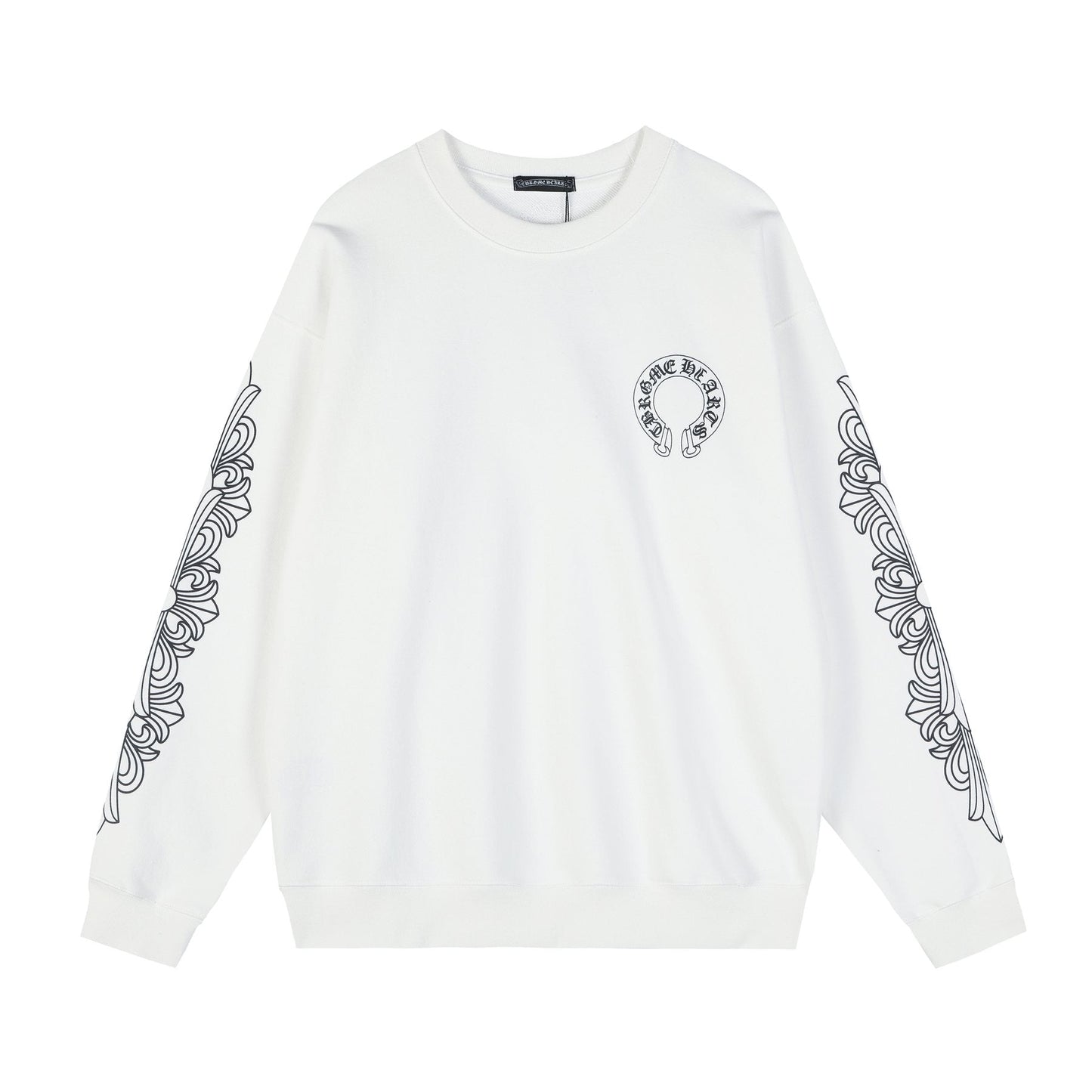 Chrome Hearts Sanskrit Letter Cross Graphic Sweatshirt — front