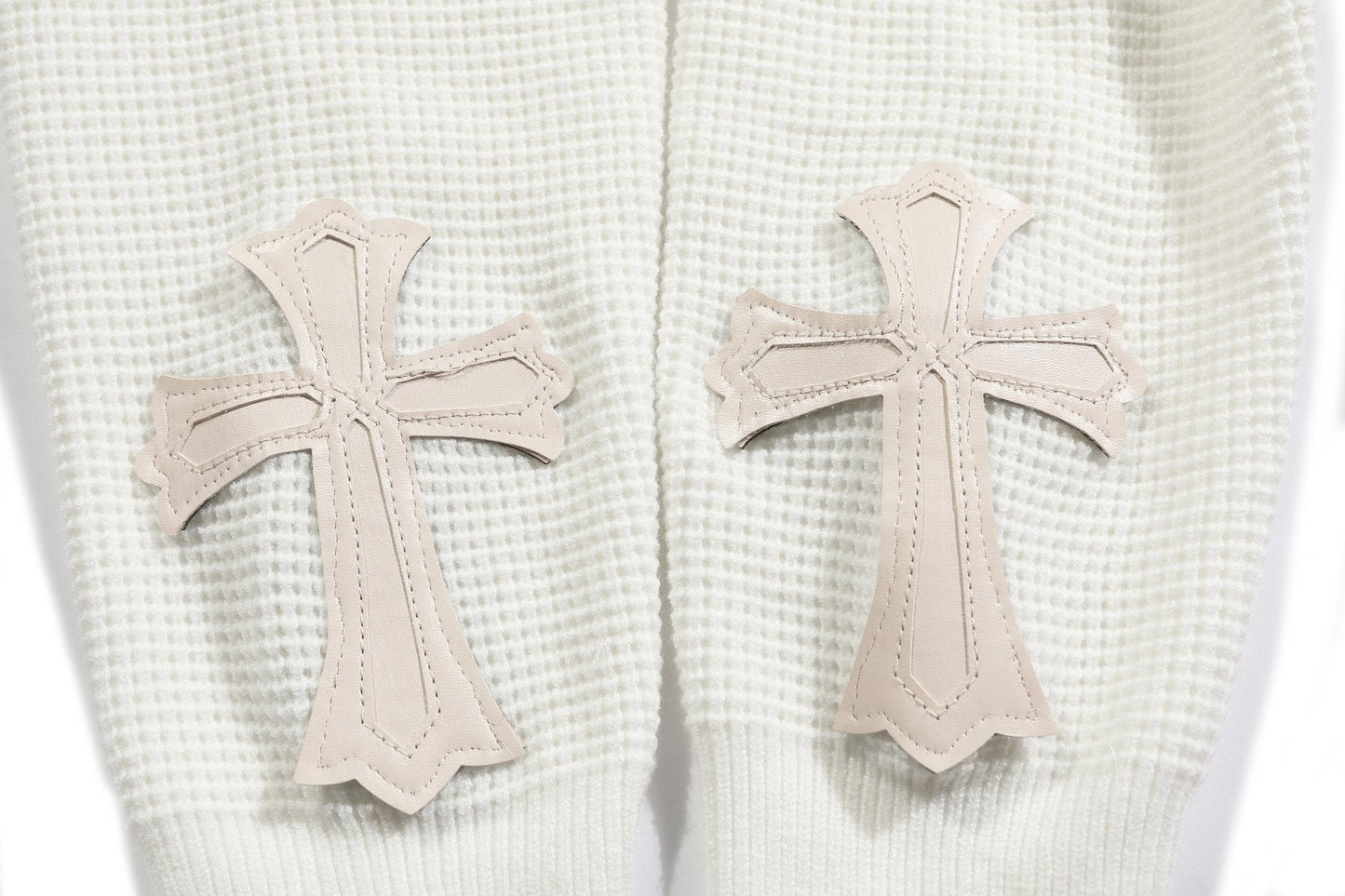 Chrome Hearts Cross Applique Knit Sweater — detail