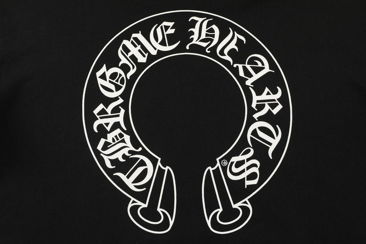 Chrome Hearts Horseshoe Graphic Pullover Hoodie — detail