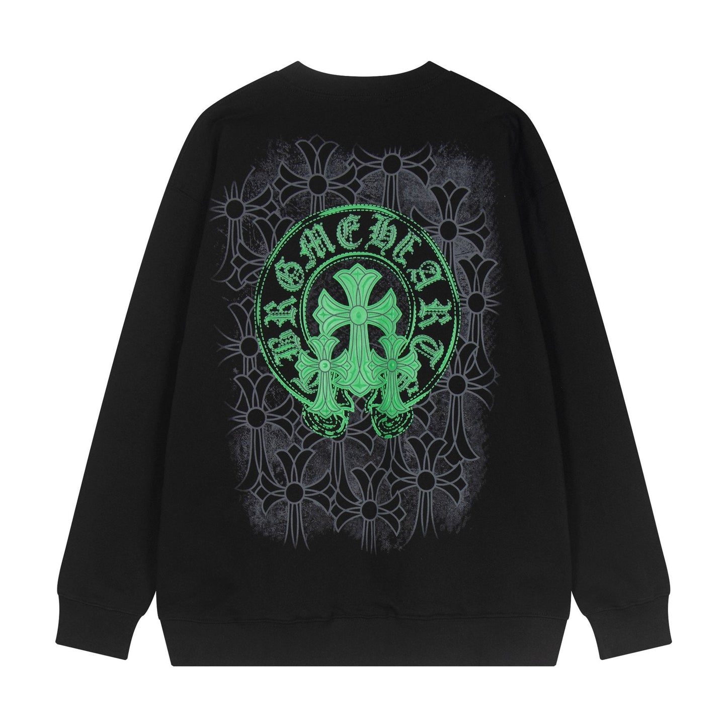 Chrome Hearts Star Gradient Cross Graphic Sweatshirt — back