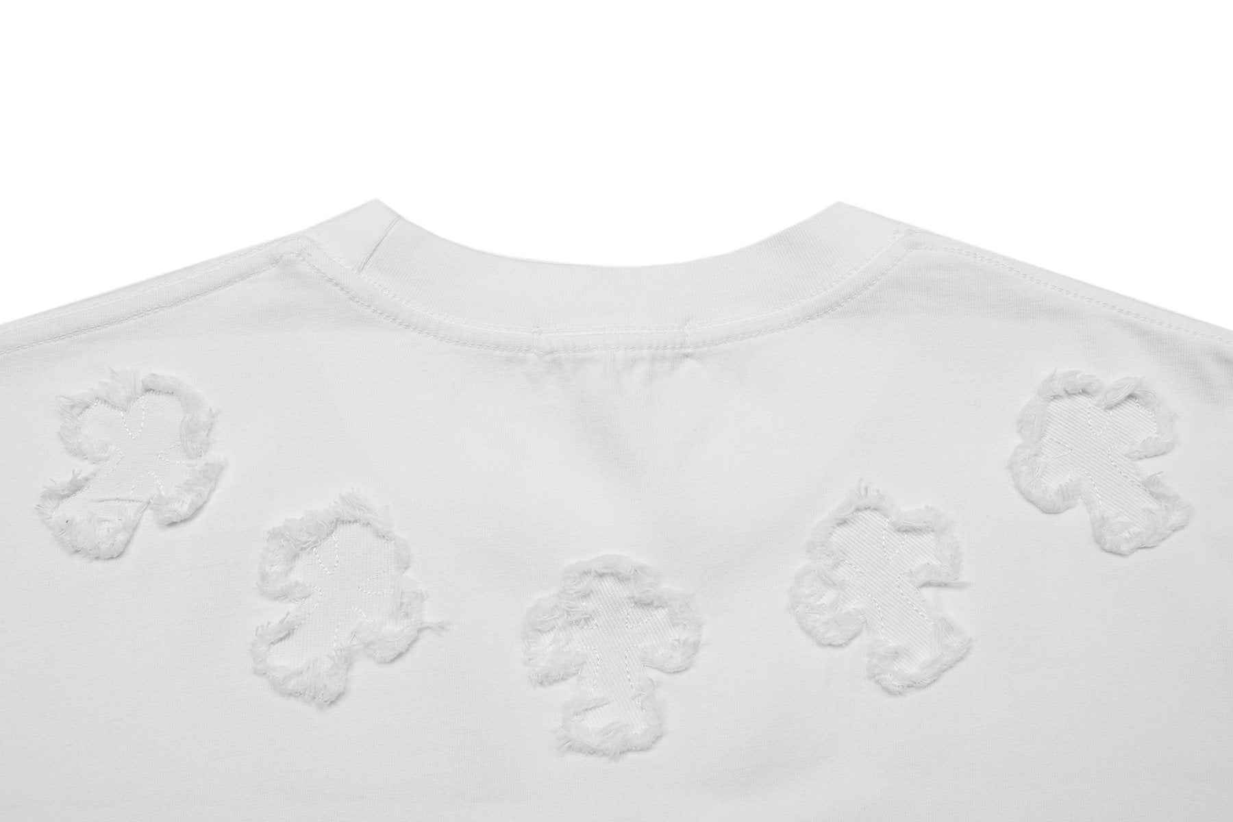 Chrome Hearts Tonal Cross Appliqué T-Shirt — detail