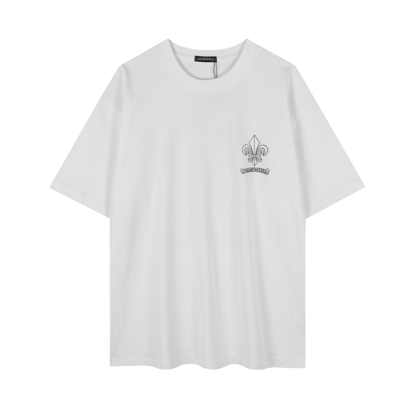 Chrome Hearts Fleur-De-Lis Crest Graphic T-Shirt — front