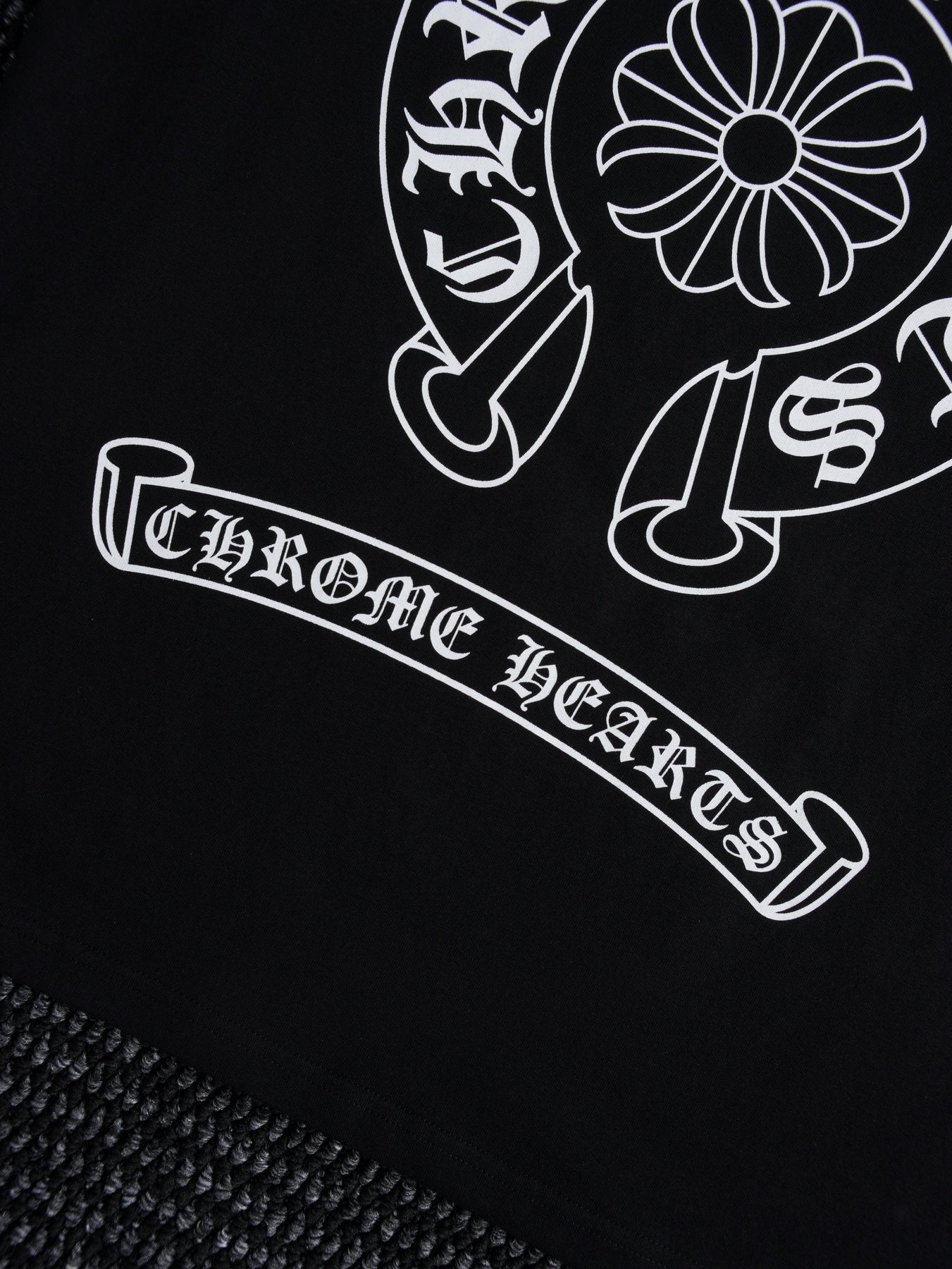 Chrome Hearts Horseshoe Floral Graphic T-Shirt — detail