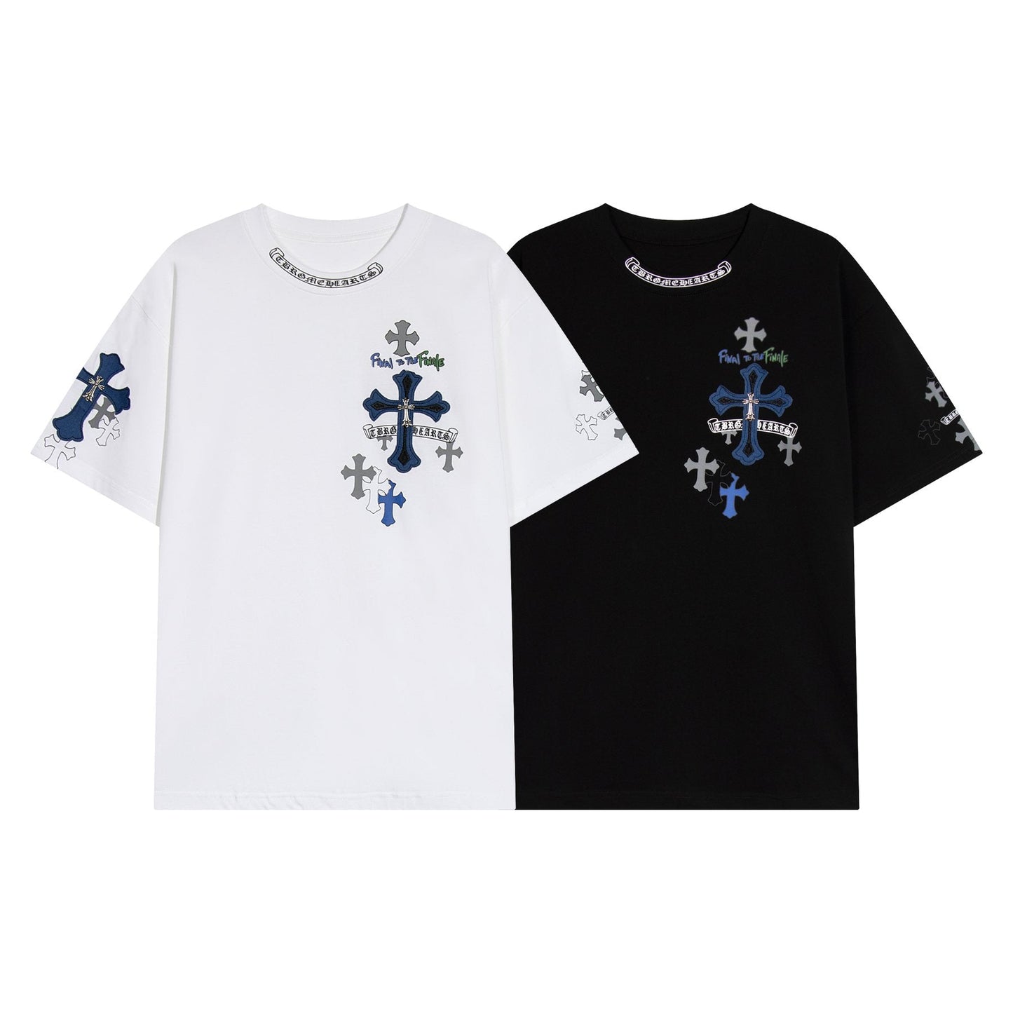 Chrome Hearts Cross Graphic Short-Sleeve T-Shirt — comparison