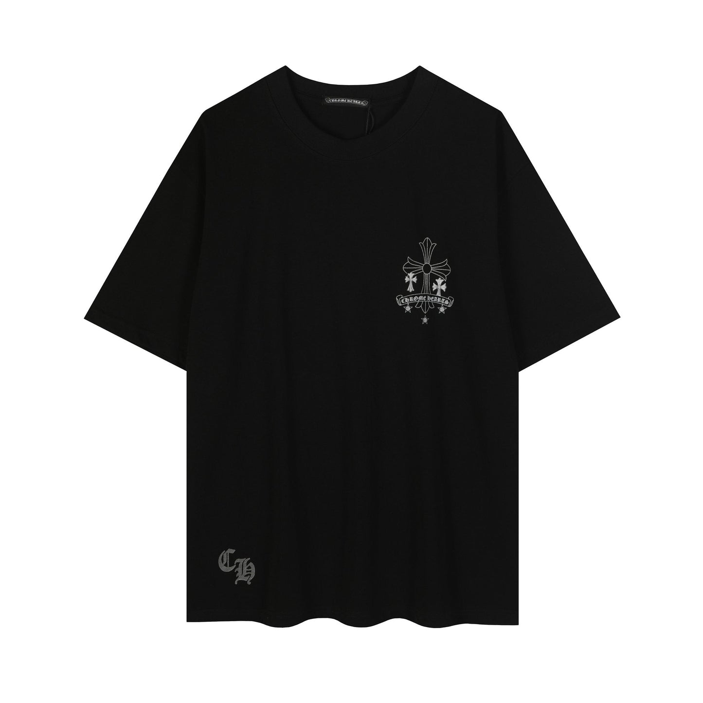 Chrome Hearts Reflective Silver Cross Graphic T-Shirt — hero