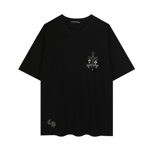 Chrome Hearts Reflective Silver Cross Graphic T-Shirt — hero