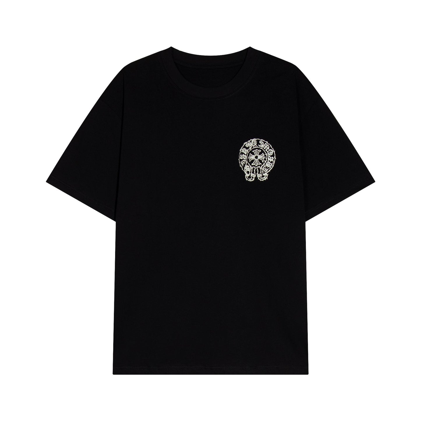Chrome Hearts Sanskrit Horseshoe Cross Graphic T-Shirt — front