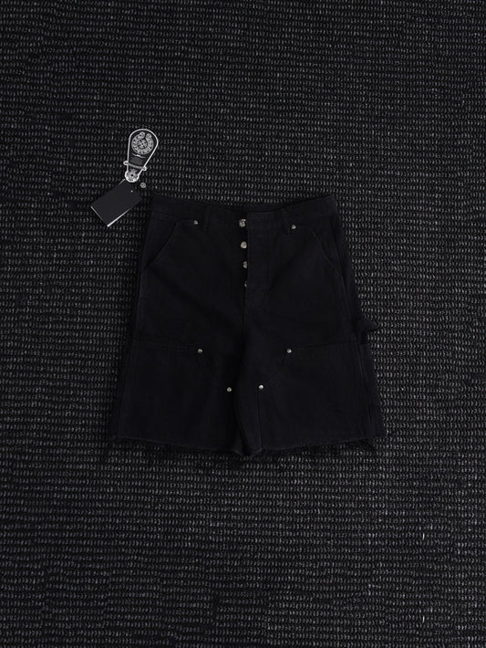 Chrome Hearts Black Utility Shorts — hero