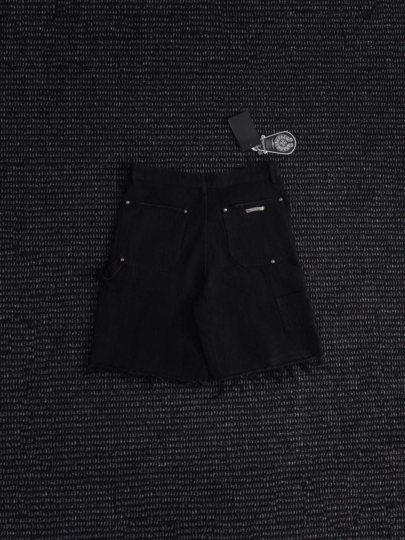 Chrome Hearts Black Utility Shorts — back