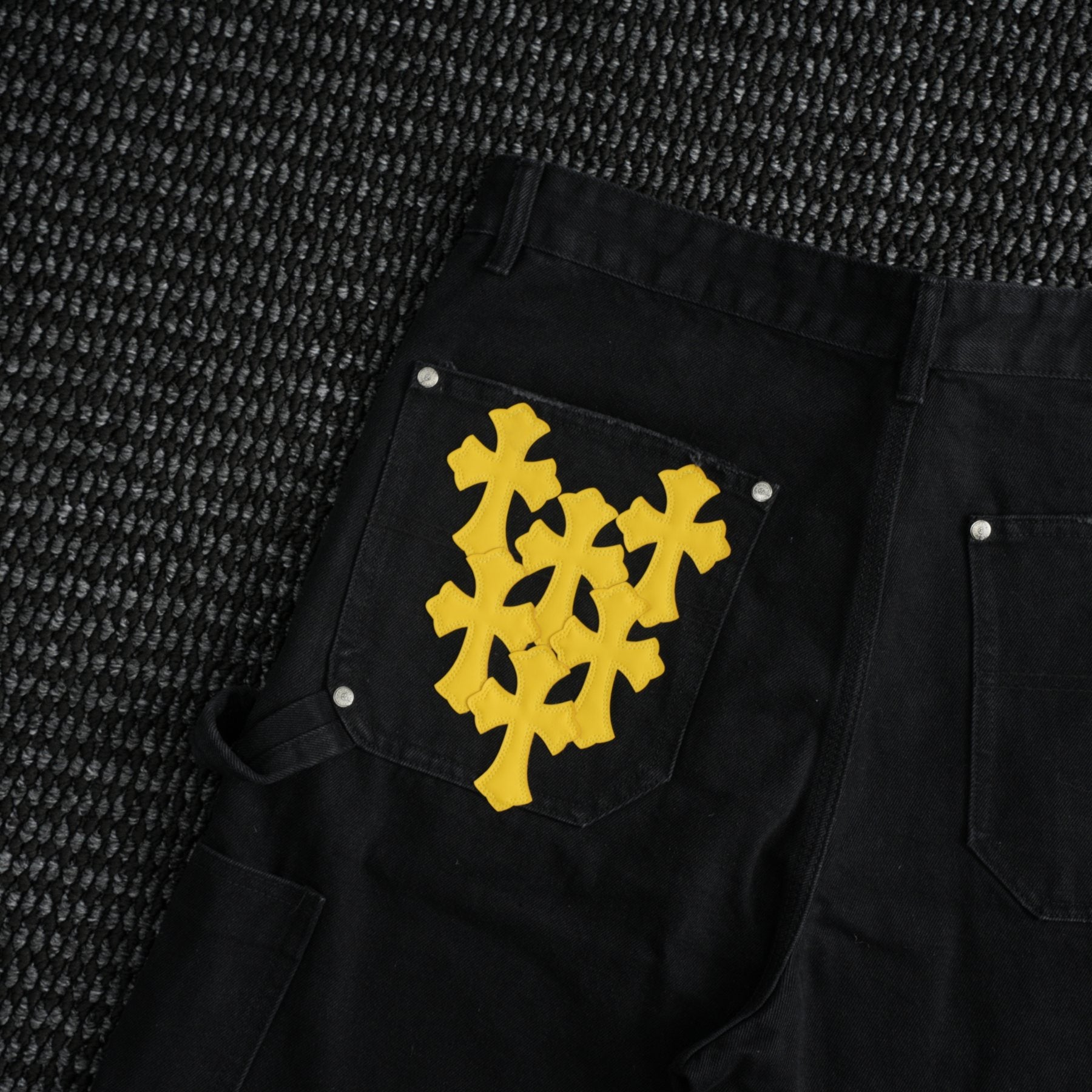 Chrome Hearts Cross Patch Cargo Shorts — detail