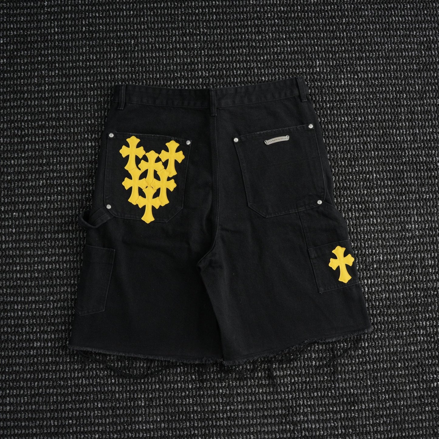 Chrome Hearts Cross Patch Cargo Shorts — back