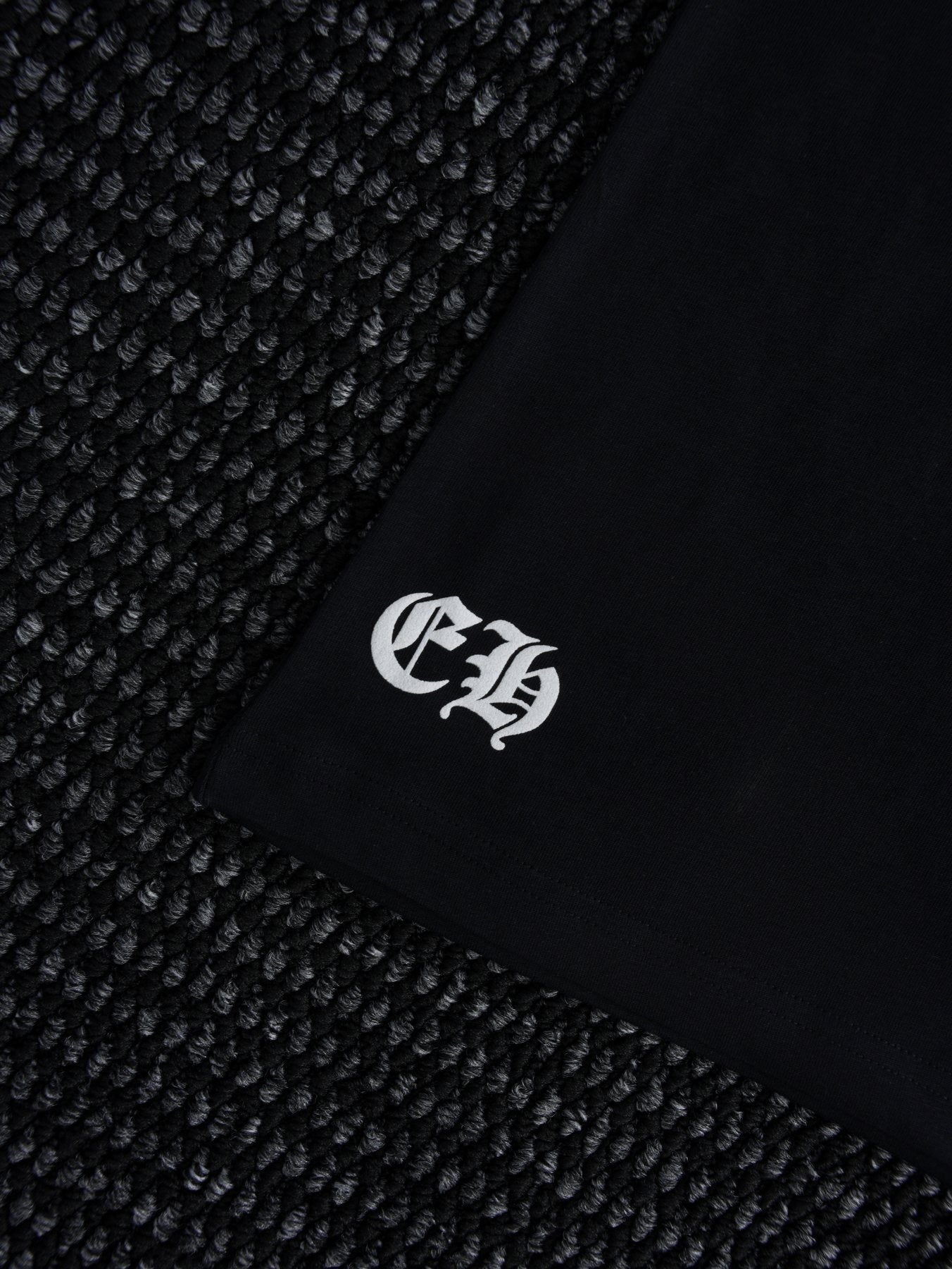Chrome Hearts Horseshoe Script Graphic T-Shirt — context