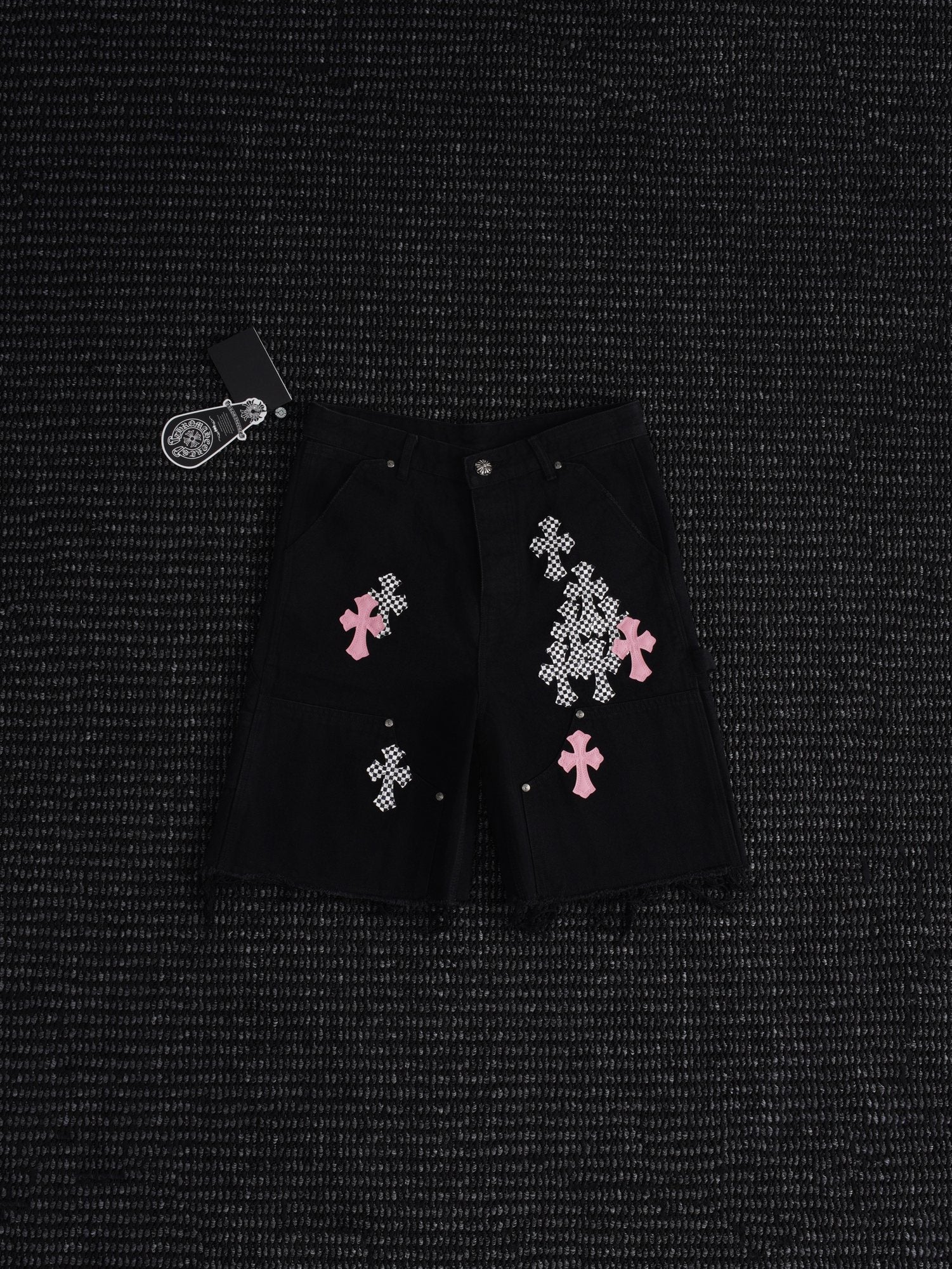 Chrome Hearts Cross Patch Cargo Shorts — hero