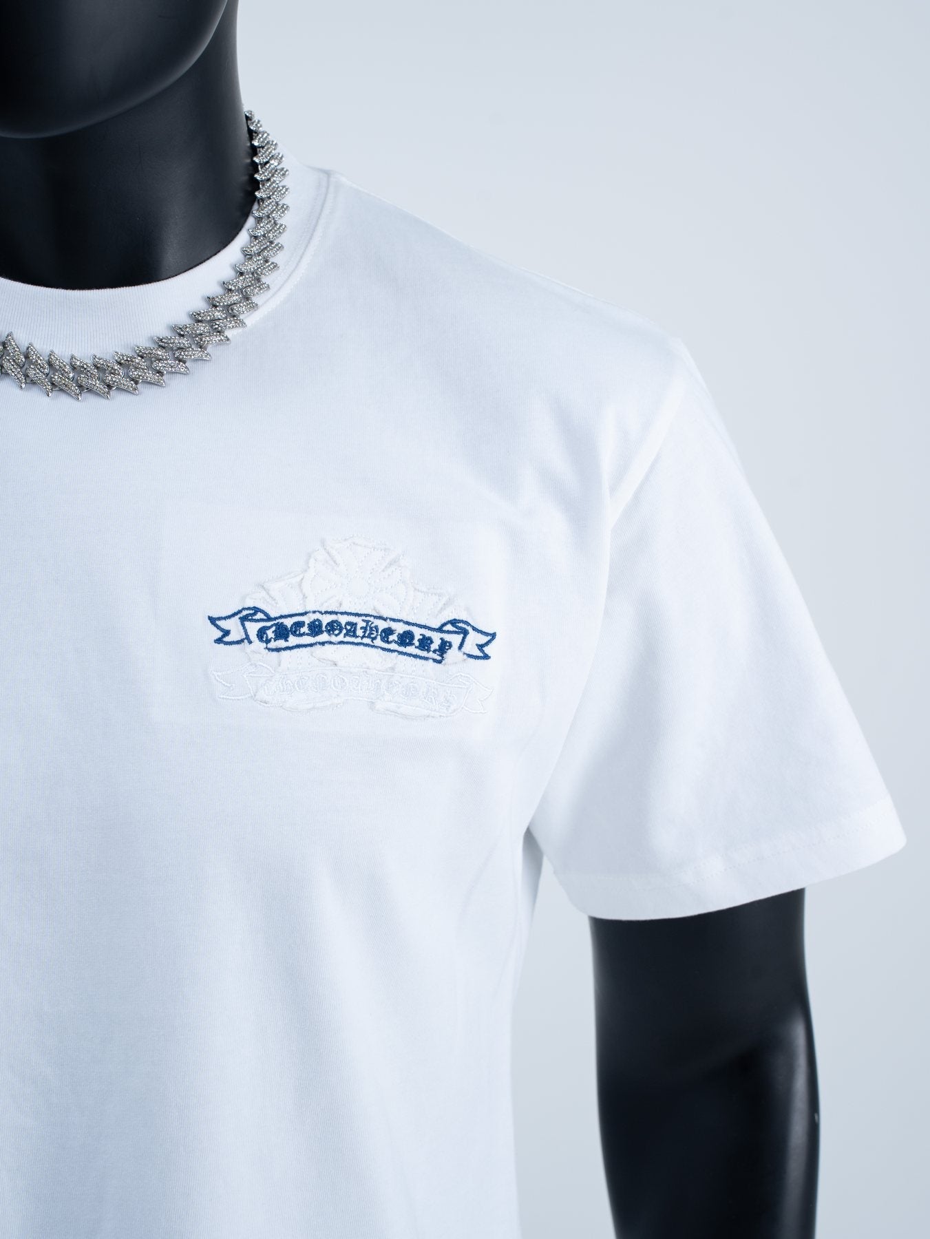 Chrome Hearts Cross Banner Graphic T-Shirt — detail