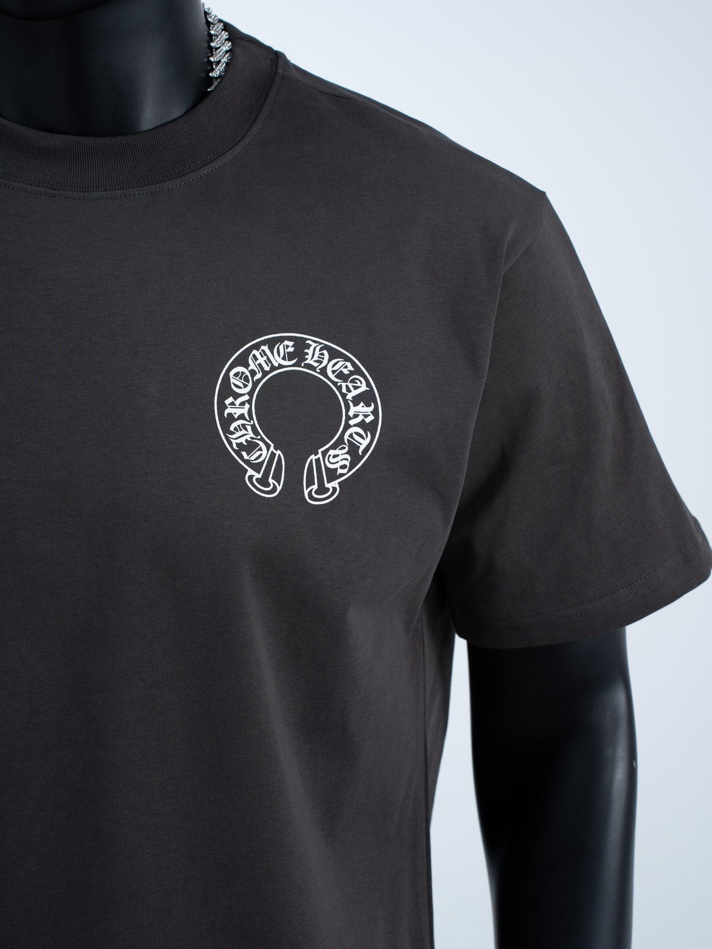 Chrome Hearts Horseshoe Gothic Graphic T-Shirt — hero