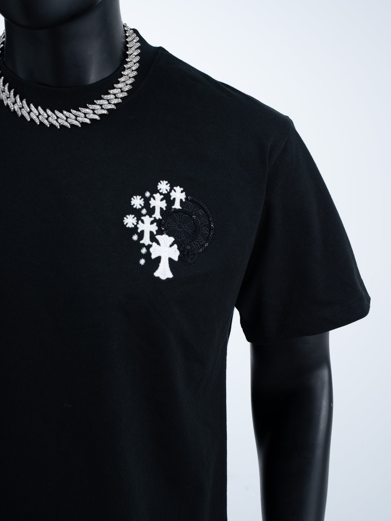 Chrome Hearts Cross Star Graphic Short-Sleeve T-Shirt — front