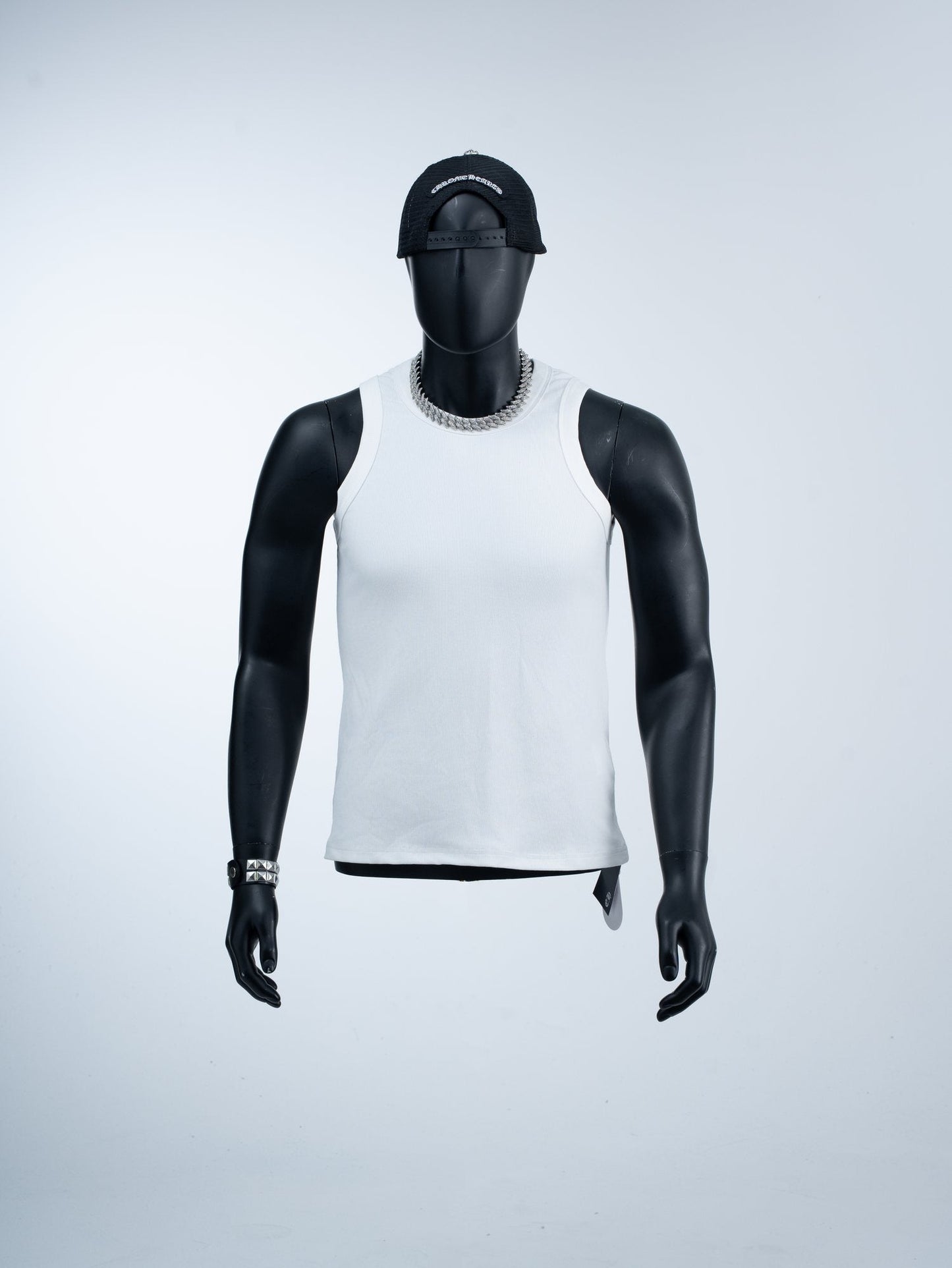 Chrome Hearts Slogan Back Graphic Sleeveless T-Shirt — hero