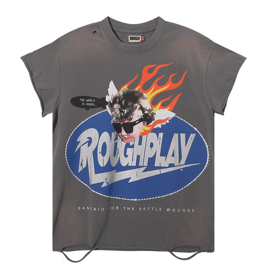 Rough Play SoleBoy Rhinestone Sleeveless T-Shirt — hero