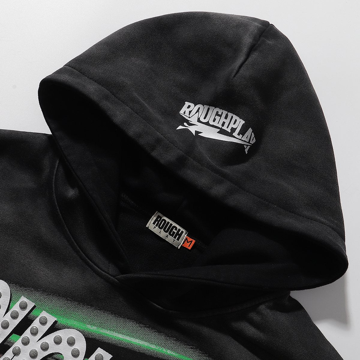 Rough Play In Car Skull Graphic Hoodie — detail
