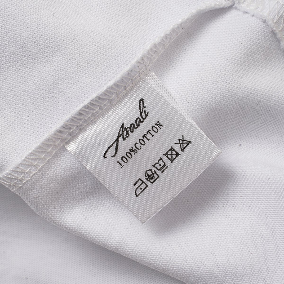 ASAALL Illustrated Front Graphic T-Shirt — neck_label