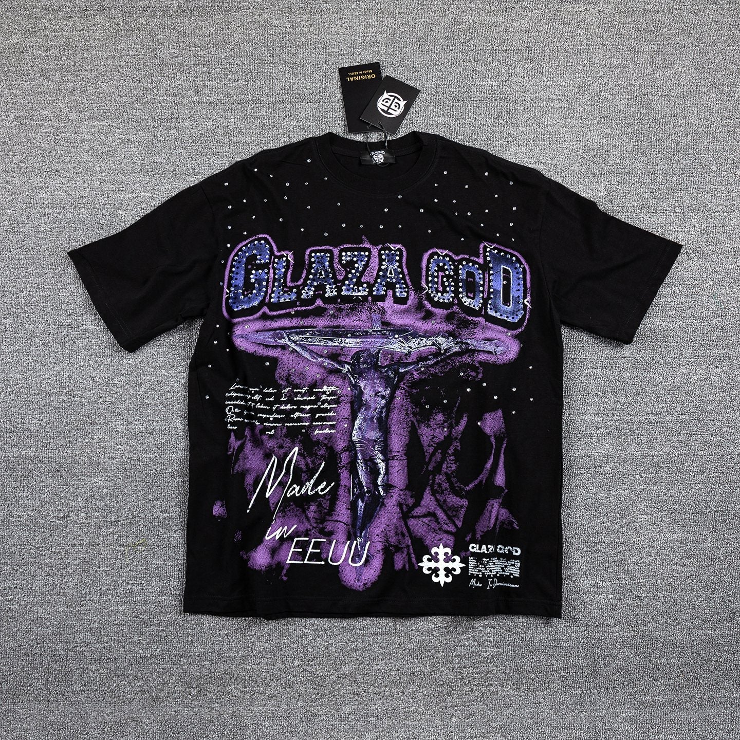 CLAZA GOD Purple Alien Graphic T-Shirt — hero