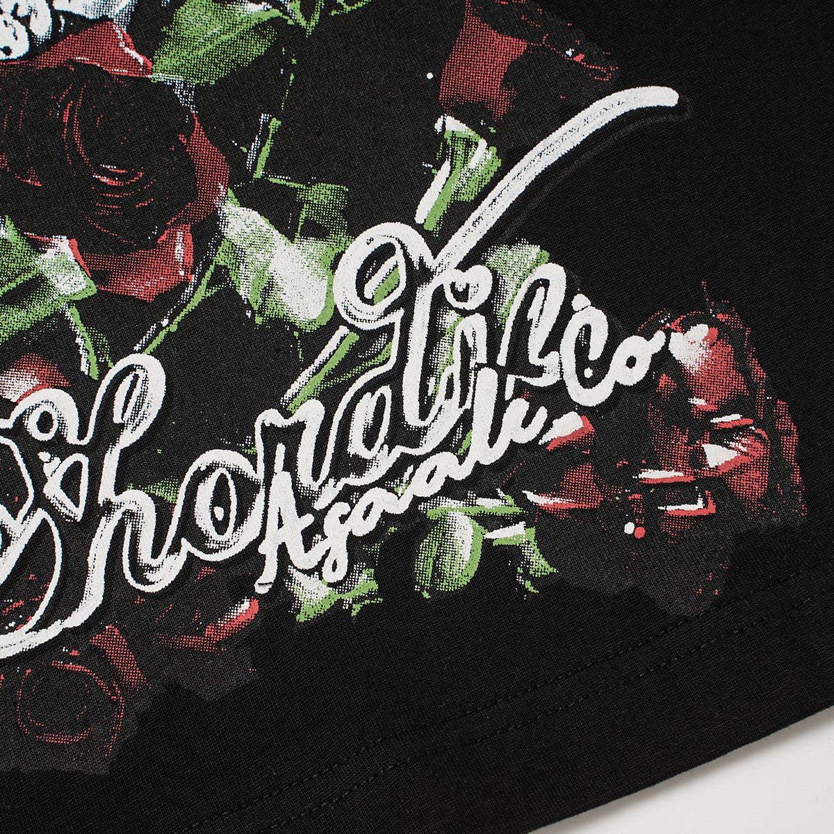 ASAALL Multicolor Front Graphic Short-Sleeve T-Shirt — detail