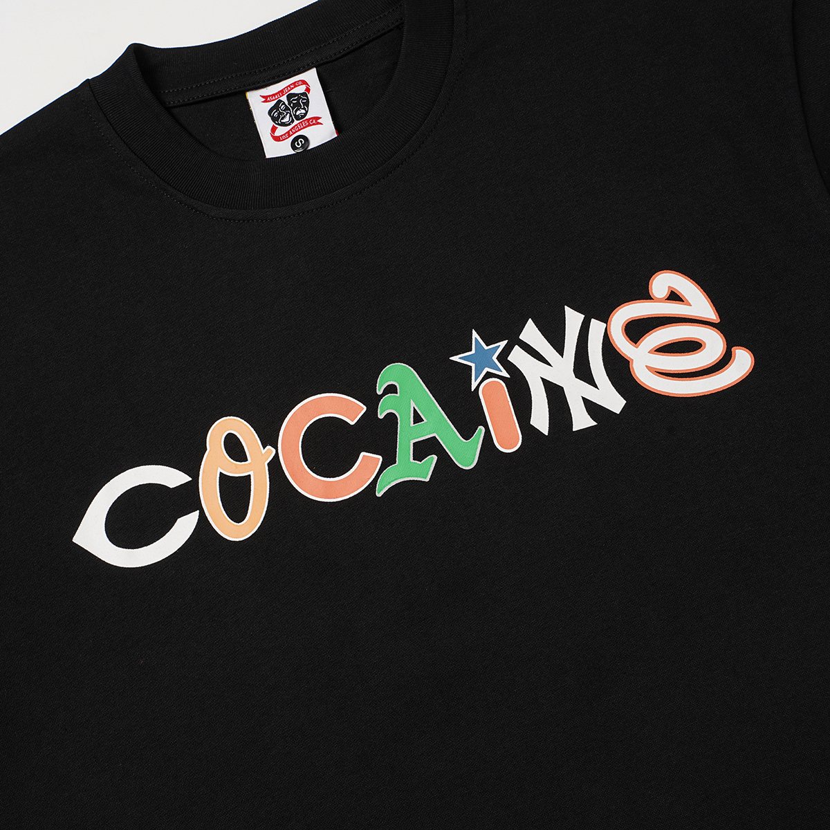 ASAALL Multicolor Wordmark Graphic T-Shirt — detail