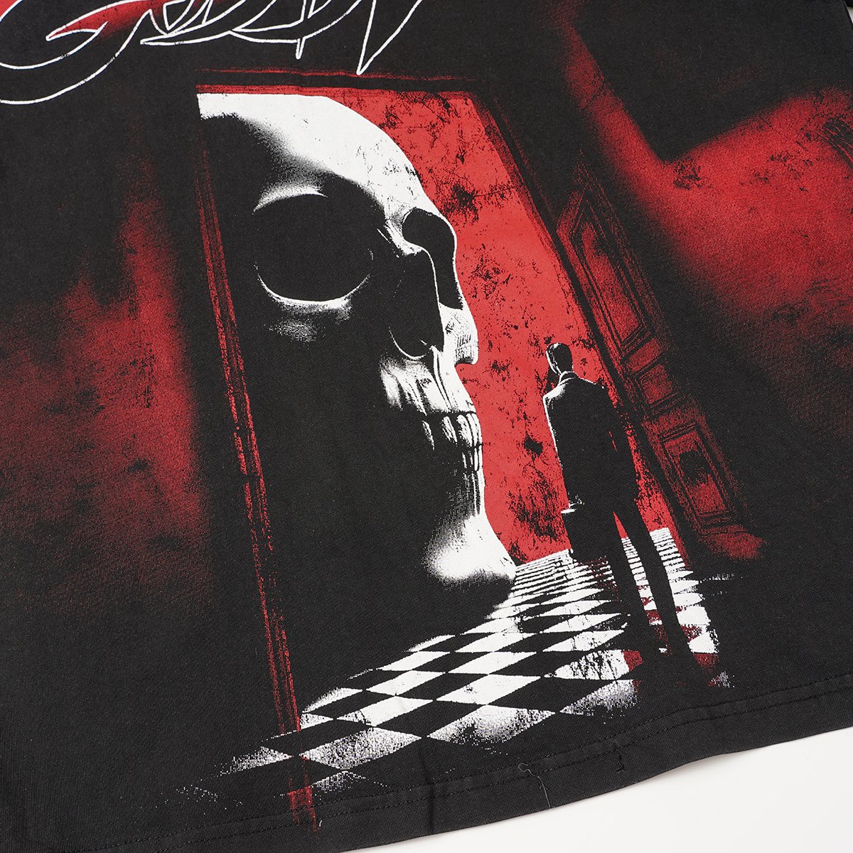 Godspeed Skull Graphic T-Shirt — detail