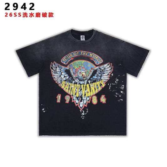 SAINT 1984 Tour Eagle Graphic T-Shirt — hero