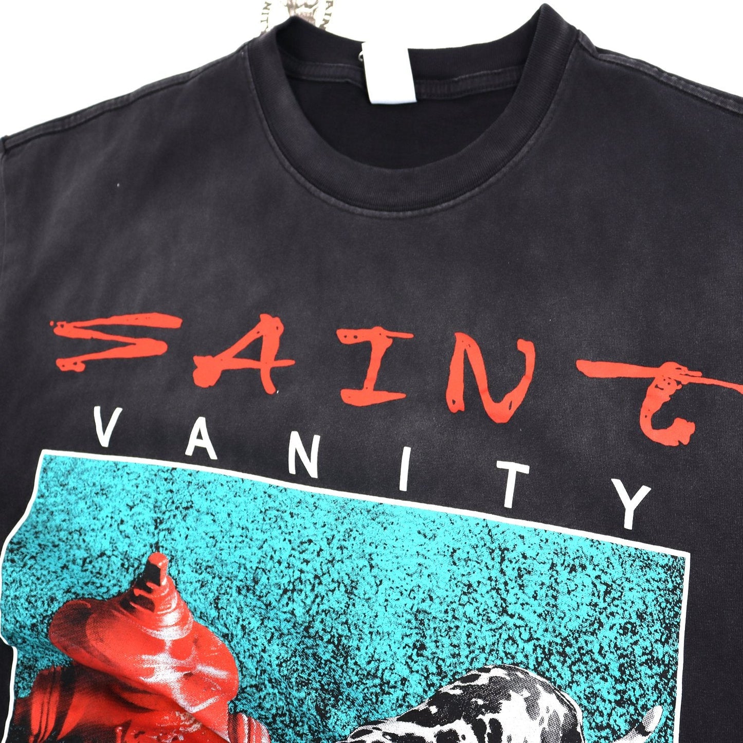 SAINT Dalmatian Hydrant Graphic T-Shirt — detail