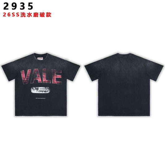 Valley Dreams Live Forever Distressed Graphic T-Shirt — hero