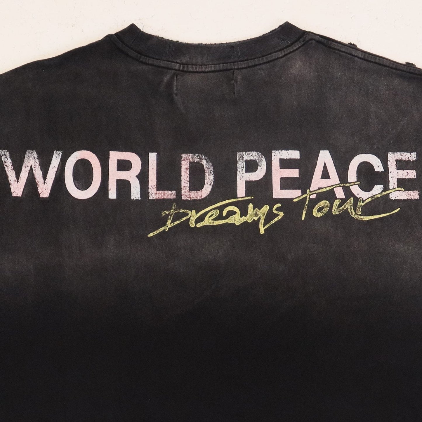 Valley Dreams World Peace Graphic T-Shirt — detail