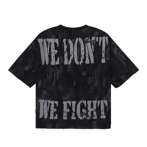 BKYS Revival Fight Club Graphic Cropped T-Shirt — back