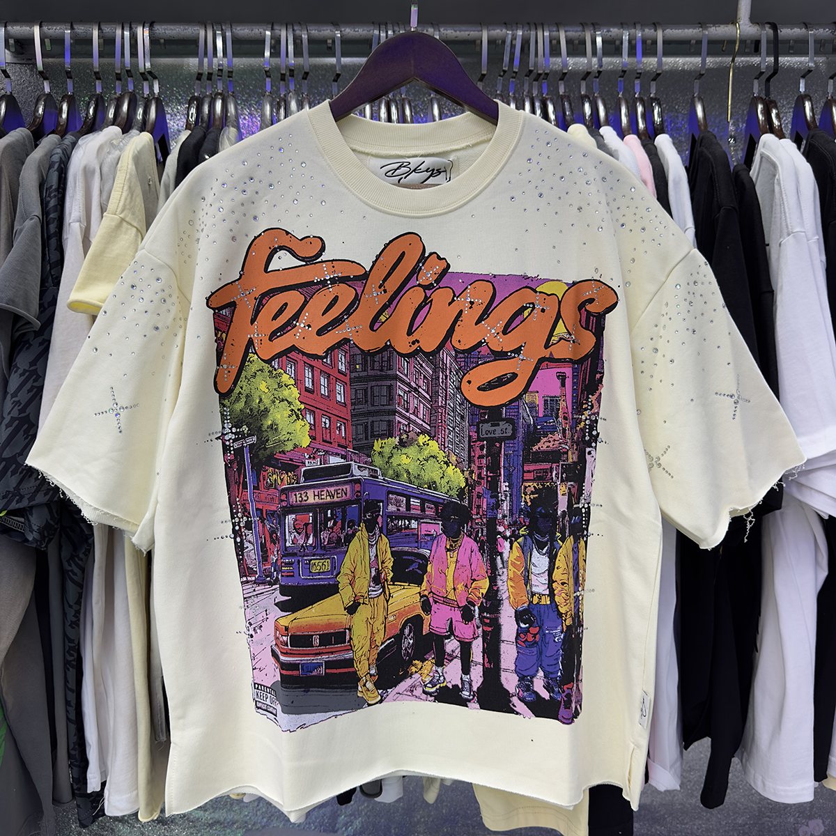 BKYS Revival Feelings Cropped Graphic T-Shirt — context