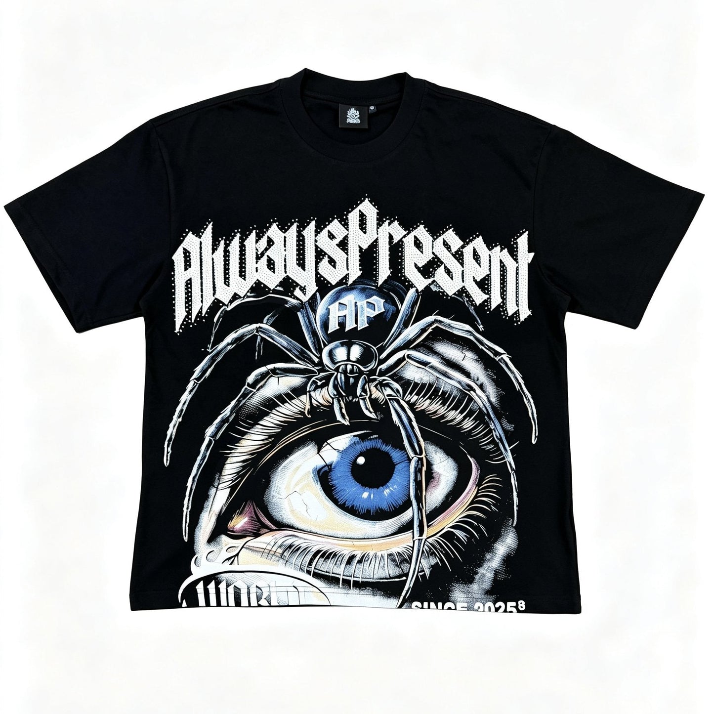 ALWAYS-PRESENT Champion Rhinestone Graphic Short-Sleeve T-Shirt — hero