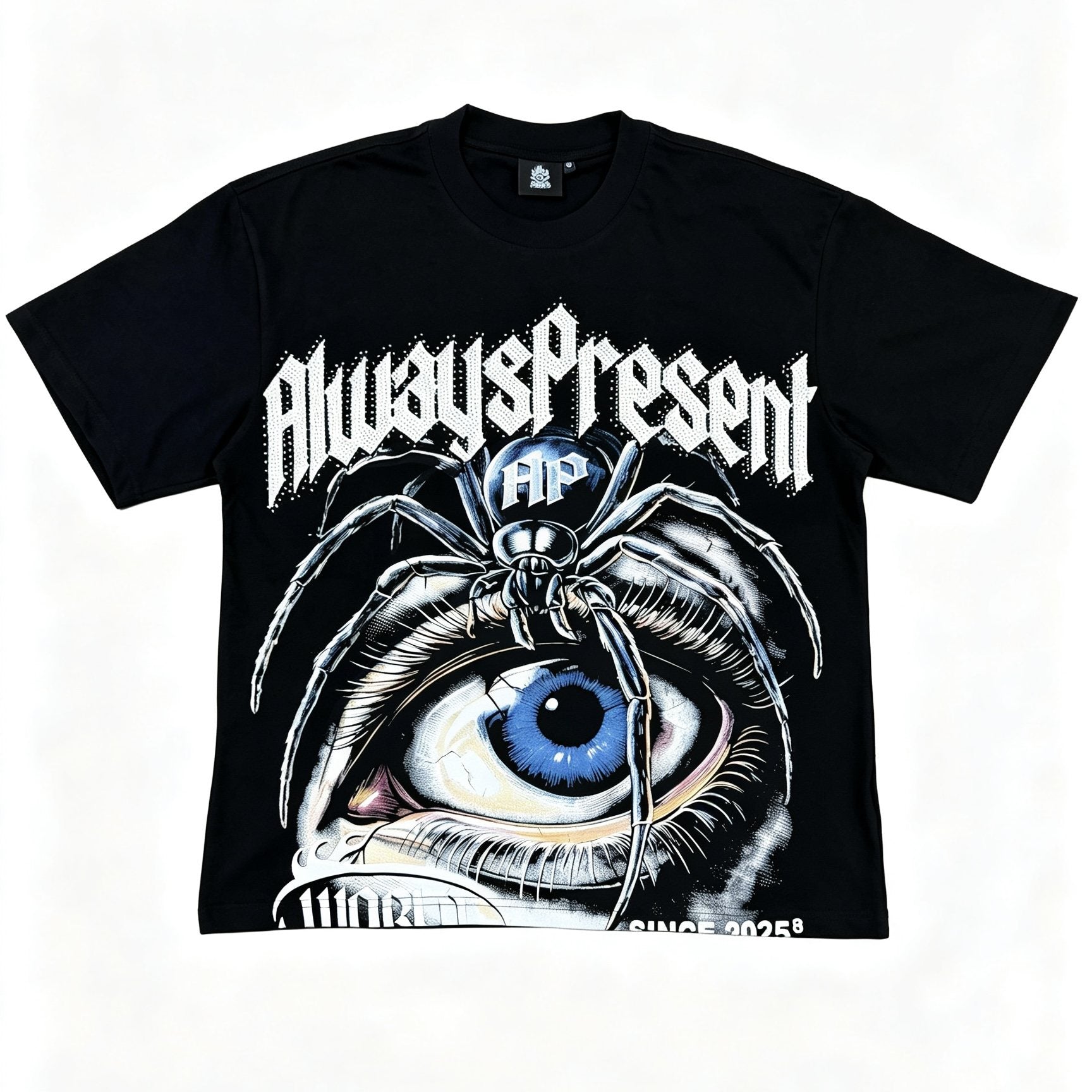 ALWAYS-PRESENT Champion Rhinestone Graphic Short-Sleeve T-Shirt — hero