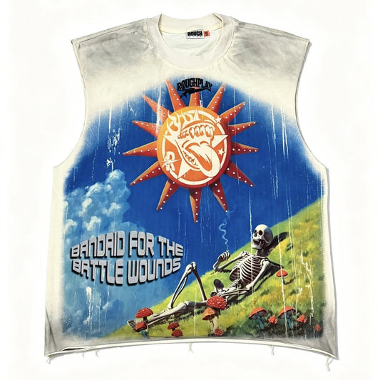 Rough Play Champion Graphic Sleeveless T-Shirt — hero