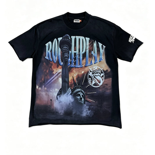 Rough Play Statue of Liberty Graphic T-Shirt — hero