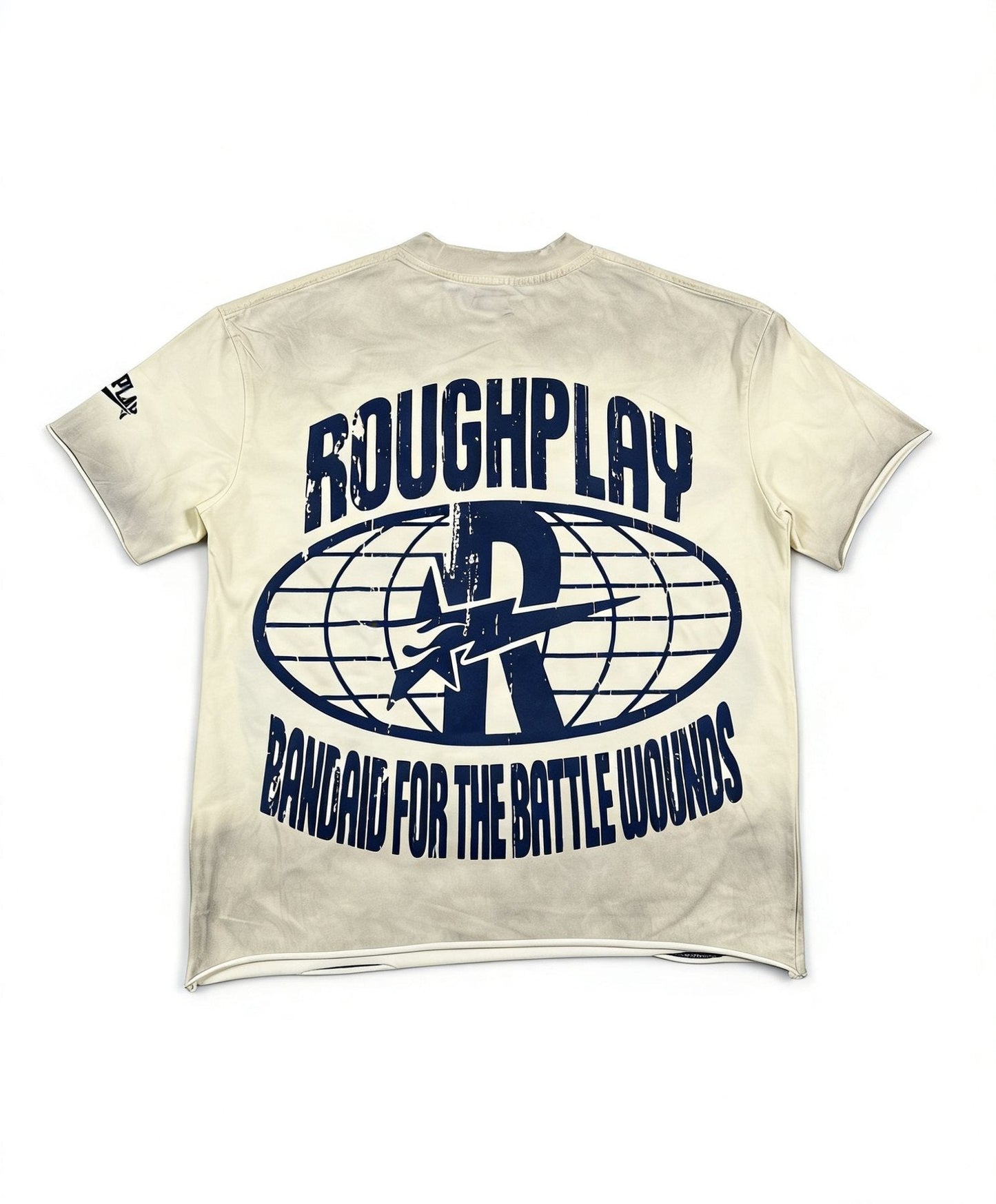 Rough Play Washed Front & Back Graphic T-Shirt — back