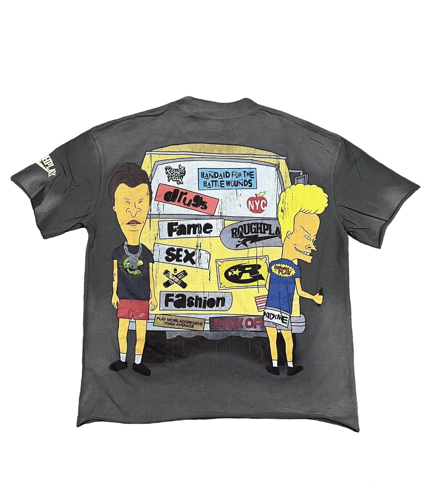 Rough Play Champion Graphic T-Shirt — back