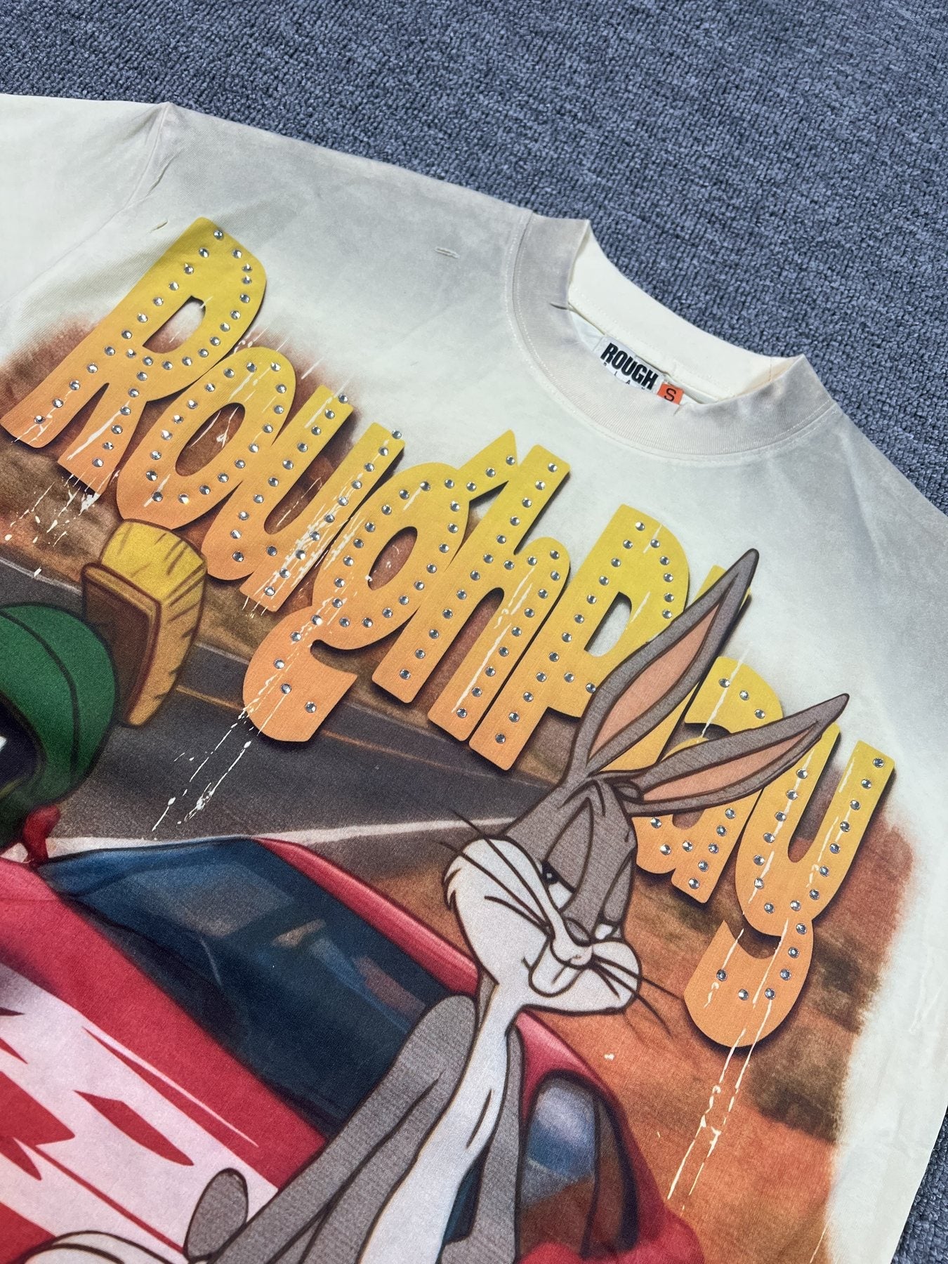 Rough Play Bugs Bunny & Marvin Graphic T-Shirt — detail
