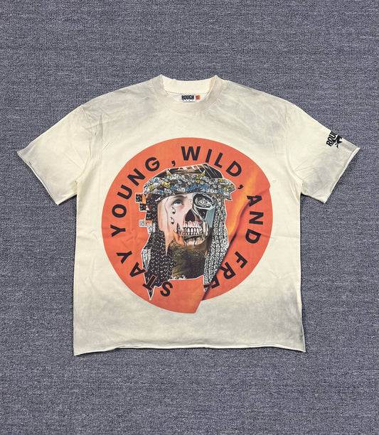 Rough Play Skull Graphic Short-Sleeve T-Shirt — hero