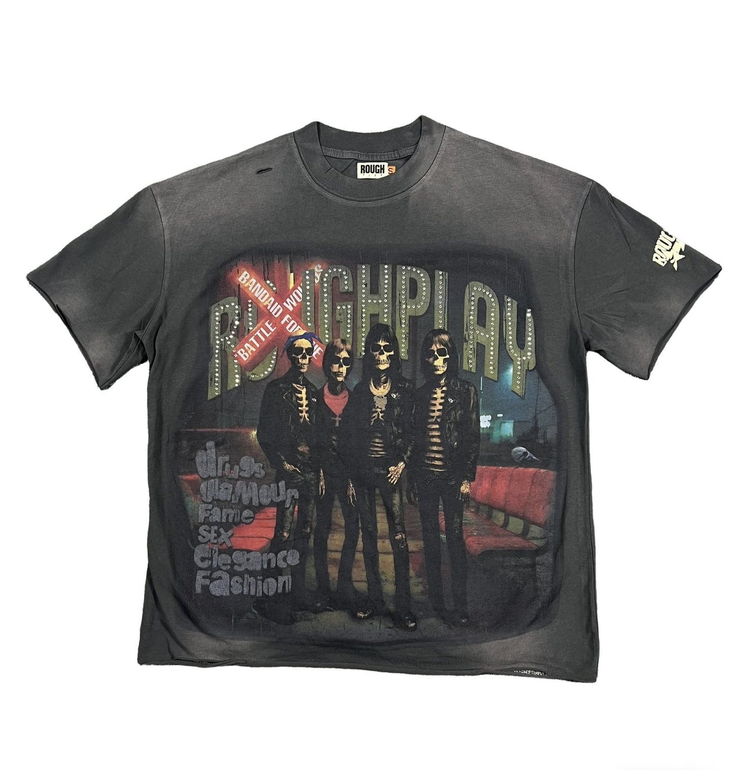 Rough Play Champion Graphic Short-Sleeve T-Shirt — front