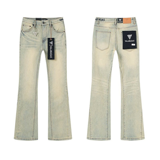 VALABASAS Light Blue Flare Jeans — hero