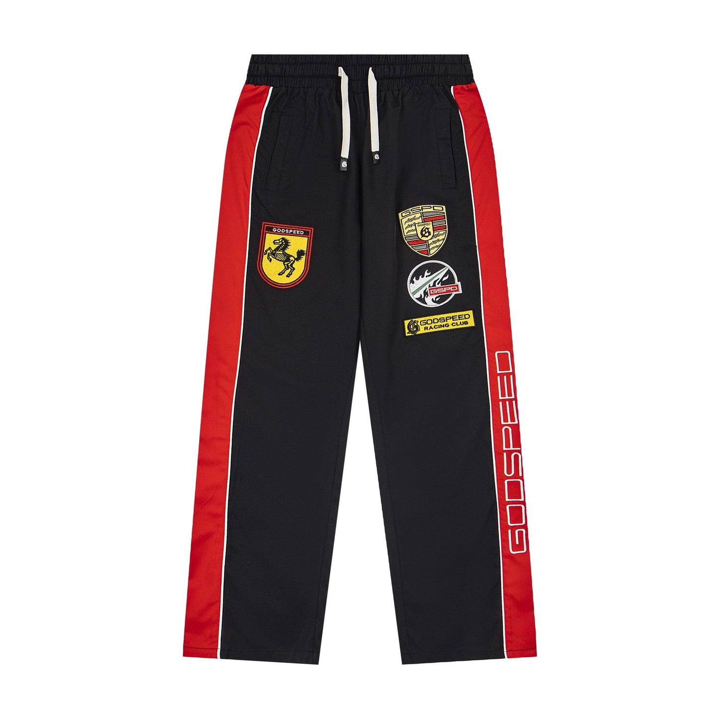 Godspeed Racing Patch Track Pants — front